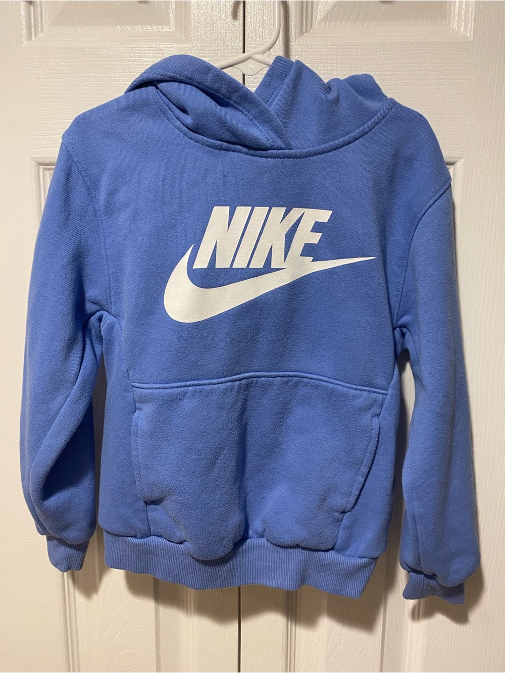 Nike Blue Hoodie with White Logo